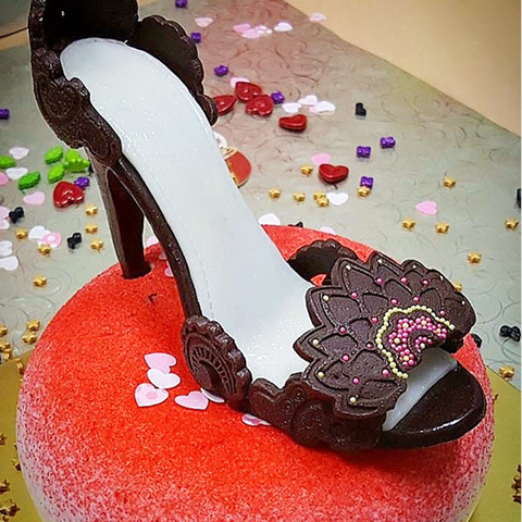chocolate shoe